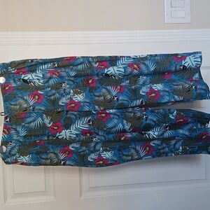 Tropical Pattern Lightweight PJ Lounge Pants